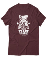 T-Shirt Αντρικό - Enjoy Your Time - Color Thumbnail Μπορντό
