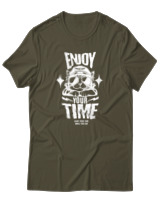 T-Shirt Αντρικό - Enjoy Your Time - Color Thumbnail Χακί