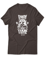 T-Shirt Αντρικό - Enjoy Your Time - Color Thumbnail Καφέ
