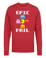 Μακρυμάνικο Μακό - Epic Fail - Color Thumbnail Κόκκινο