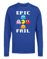 Μακρυμάνικο Μακό - Epic Fail - Color Thumbnail Μπλε Ρουά