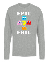 Μακρυμάνικο Μακό - Epic Fail - Color Thumbnail Γκρι Μελανζέ