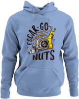 Φούτερ με κουκούλα - Escar Go Nuts - Color Thumbnail Blue Carolina