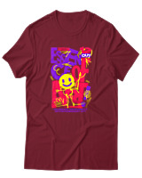 T-Shirt Αντρικό - Essence Of Art - Color Thumbnail Σκούρο Κόκκινο