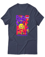 T-Shirt Αντρικό - Essence Of Art - Color Thumbnail Μπλε Γκρι
