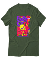 T-Shirt Αντρικό - Essence Of Art - Color Thumbnail Κυπαρισσί