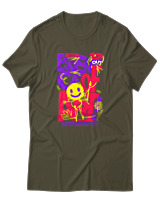 T-Shirt Αντρικό - Essence Of Art - Color Thumbnail Χακί