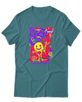T-Shirt Αντρικό - Essence Of Art - Color Thumbnail Μπλε Πράσινο