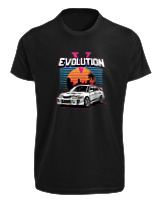 T-Shirt Fit Αντρικό - Evolution - Color Thumbnail Μαύρο