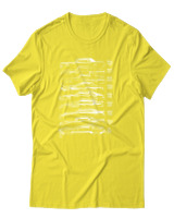 T-Shirt Unisex - Evolution Of A Car - Color Thumbnail Κίτρινο
