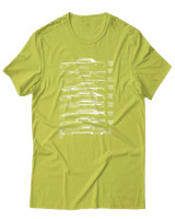 T-Shirt Unisex - Evolution Of A Car - Color Thumbnail Λαχανί