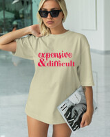 T-Shirt Classic - Expensive & Difficult - Color Thumbnail SAGE GREEN