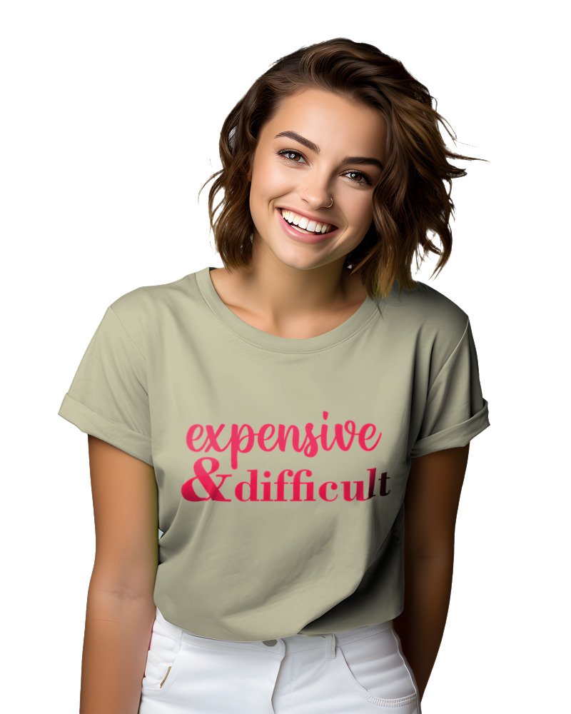 T-Shirt Classic - Expensive & Difficult - Image 1