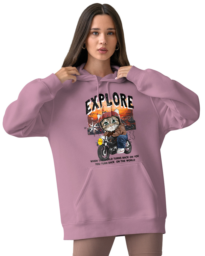 Φούτερ με κουκούλα - Explore - Image 2