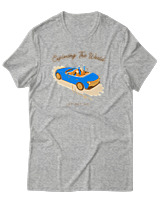 T-Shirt Αντρικό - Exploring The World - Color Thumbnail Γκρι Μελανζέ