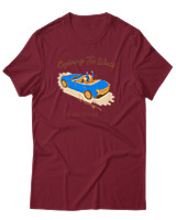 T-Shirt Αντρικό - Exploring The World - Color Thumbnail Σκούρο Κόκκινο