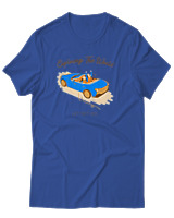 T-Shirt Αντρικό - Exploring The World - Color Thumbnail Μπλε Ρουά