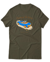 T-Shirt Αντρικό - Exploring The World - Color Thumbnail Χακί