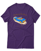 T-Shirt Αντρικό - Exploring The World - Color Thumbnail Σκούρο Μωβ