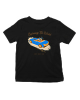 T-Shirt  Παιδικό - Exploring The World - Color Thumbnail Μαύρο