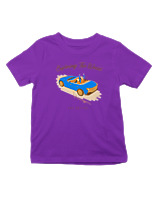 T-Shirt  Παιδικό - Exploring The World - Color Thumbnail Σκούρο Μωβ
