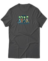 T-Shirt Αντρικό - Extraterrestrial University - Color Thumbnail Ανθρακί