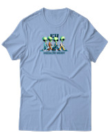 T-Shirt Αντρικό - Extraterrestrial University - Color Thumbnail Γαλάζιο