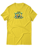 T-Shirt Αντρικό - Extraterrestrial University - Color Thumbnail Χρυσό Κίτρινο