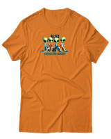 T-Shirt Αντρικό - Extraterrestrial University - Color Thumbnail Πορτοκαλί