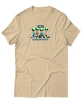 T-Shirt Αντρικό - Extraterrestrial University - Color Thumbnail Μπεζ