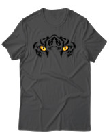 T-Shirt Αντρικό - Eyes Of A Tiger - Color Thumbnail Ανθρακί