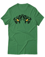 T-Shirt Αντρικό - Eyes Of A Tiger - Color Thumbnail Πράσινο