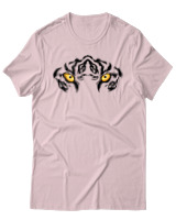 T-Shirt Αντρικό - Eyes Of A Tiger - Color Thumbnail Απαλό Ροζ