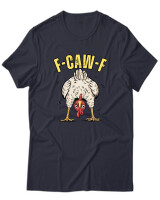 T-Shirt Unisex - F Caw F - Color Thumbnail Σκούρο Μπλε