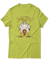 T-Shirt Unisex - F Caw F - Color Thumbnail Λαχανί