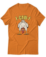 T-Shirt Unisex - F Caw F - Color Thumbnail Πορτοκαλί