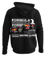 Φούτερ με κουκούλα - F1 Car Max Verstappen - Color Thumbnail Μαύρο