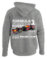 Φούτερ με κουκούλα - F1 Car Max Verstappen - Color Thumbnail Γκρι Μελανζέ