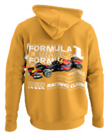 Φούτερ με κουκούλα - F1 Car Max Verstappen - Color Thumbnail Κίτρινο Χρυσό