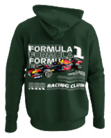 Φούτερ με κουκούλα - F1 Car Max Verstappen - Color Thumbnail Κυπαρισσί