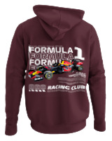 Φούτερ με κουκούλα - F1 Car Max Verstappen - Color Thumbnail Marron