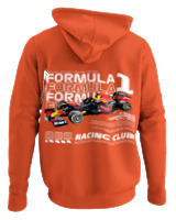Φούτερ με κουκούλα - F1 Car Max Verstappen - Color Thumbnail Orange