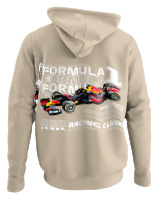 Φούτερ με κουκούλα - F1 Car Max Verstappen - Color Thumbnail Μπέζ