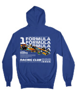 Ζακέτα Φούτερ με κουκούλα Αντρικό - F1 Norris - Color Thumbnail Μπλε Ρουά