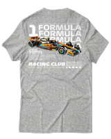 T-Shirt Unisex - F1 Norris - Color Thumbnail Γκρι Μελανζέ