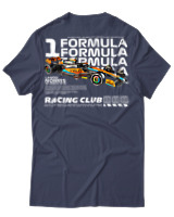 T-Shirt Unisex - F1 Norris - Color Thumbnail Μπλε Γκρι