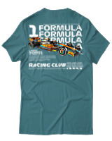 T-Shirt Unisex - F1 Norris - Color Thumbnail Μπλε Πράσινο