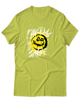 T-Shirt Αντρικό - Fake Smile - Color Thumbnail Λαχανί