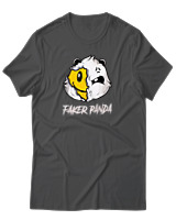 T-Shirt Αντρικό - Faker Panda - Color Thumbnail Ανθρακί