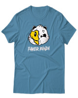 T-Shirt Αντρικό - Faker Panda - Color Thumbnail Τιρκουάζ